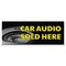 Signmission Car Audio Sold Here Banner Concession Stand Food Truck Single Sided B-96-30027 - alternate 1